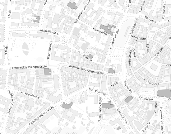 Mapa z adresem organizacji