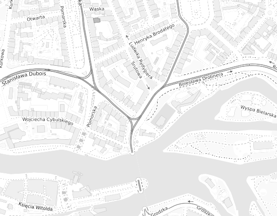 Mapa z adresem organizacji