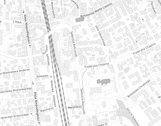 Mapa z adresem organizacji