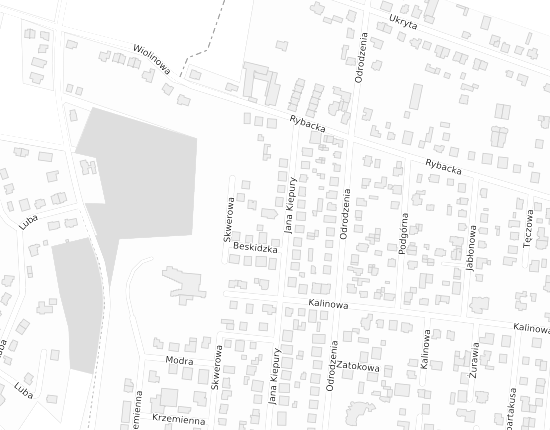 Mapa z adresem organizacji