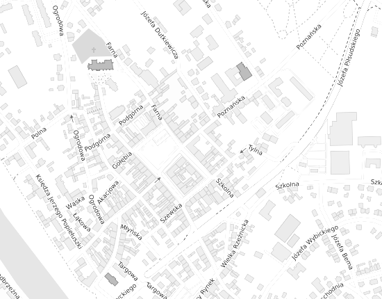 Mapa z adresem organizacji
