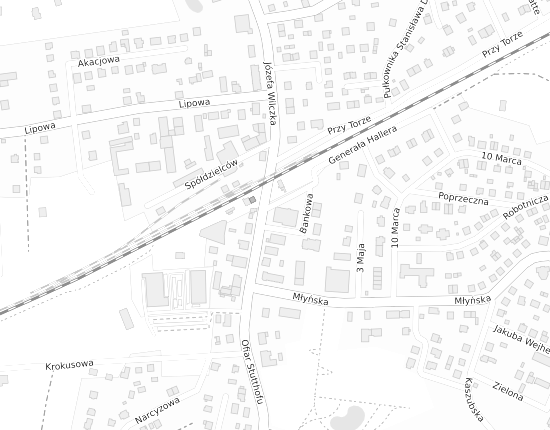 Mapa z adresem organizacji