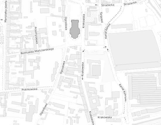 Mapa z adresem organizacji