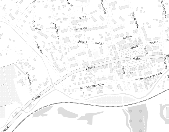 Mapa z adresem organizacji