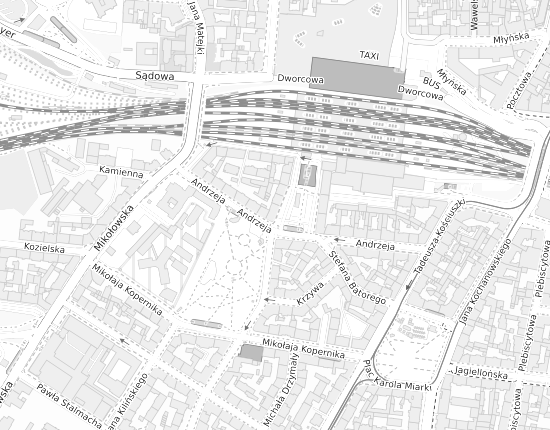 Mapa z adresem organizacji
