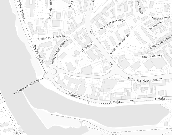 Mapa z adresem organizacji