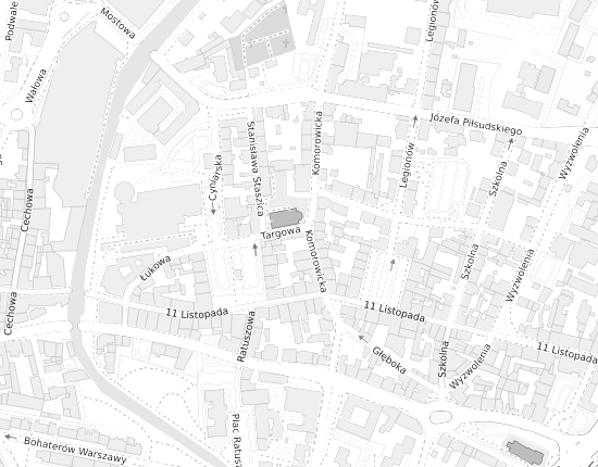 Mapa z adresem organizacji