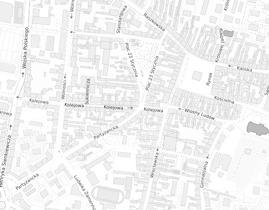 Mapa z adresem organizacji