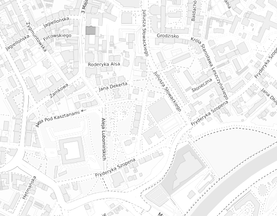 Mapa z adresem organizacji