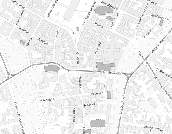 Mapa z adresem organizacji