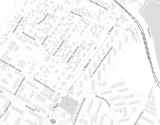 Mapa z adresem organizacji