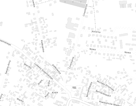 Mapa z adresem organizacji