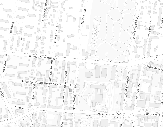 Mapa z adresem organizacji