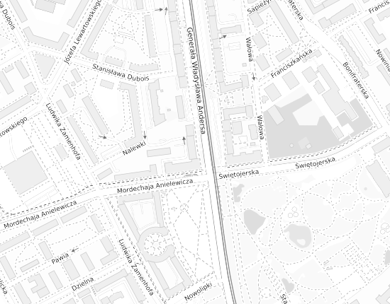 Mapa z adresem organizacji