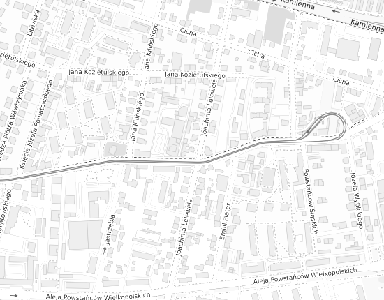 Mapa z adresem organizacji