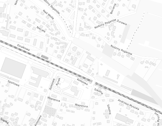 Mapa z adresem organizacji