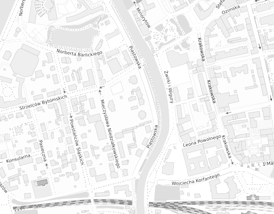 Mapa z adresem organizacji