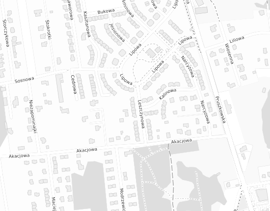 Mapa z adresem organizacji