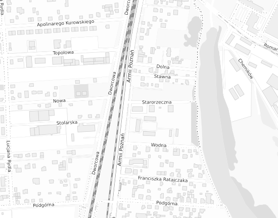 Mapa z adresem organizacji