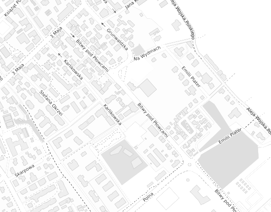 Mapa z adresem organizacji