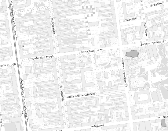 Mapa z adresem organizacji