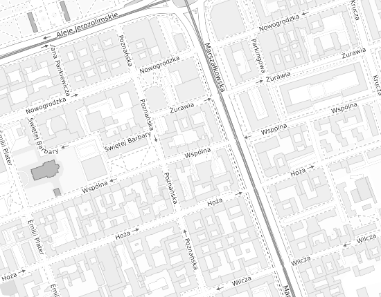 Mapa z adresem organizacji