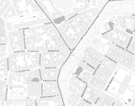 Mapa z adresem organizacji