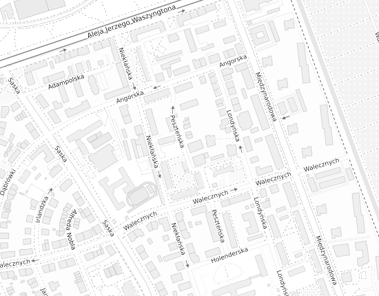 Mapa z adresem organizacji