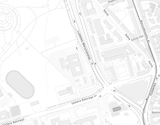 Mapa z adresem organizacji