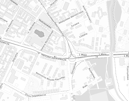 Mapa z adresem organizacji