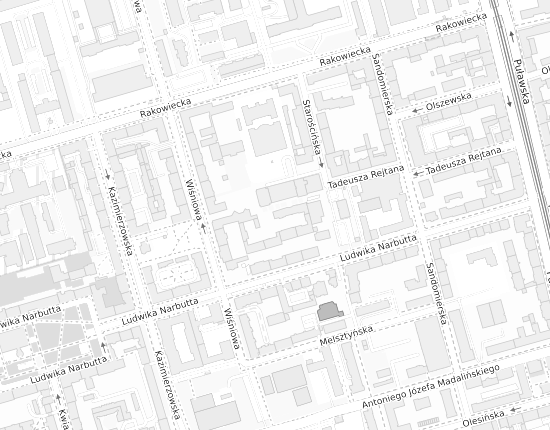 Mapa z adresem organizacji