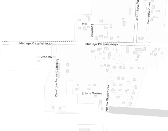 Mapa z adresem organizacji