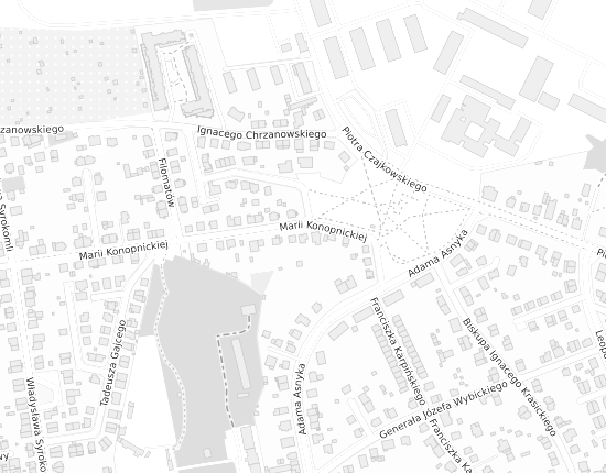 Mapa z adresem organizacji