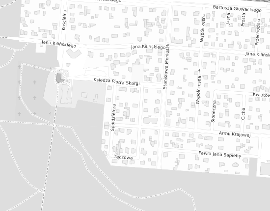 Mapa z adresem organizacji