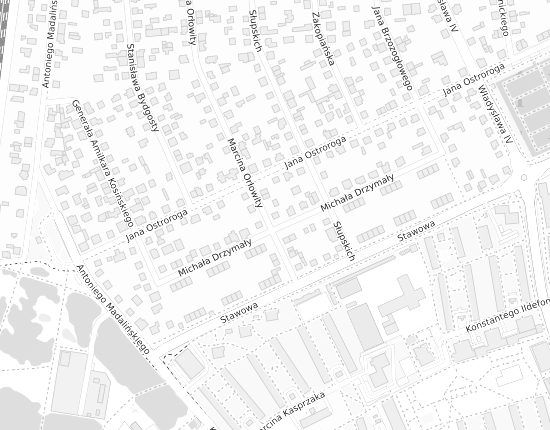 Mapa z adresem organizacji