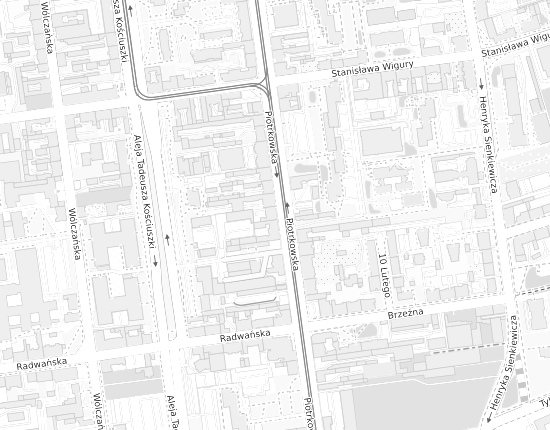 Mapa z adresem organizacji