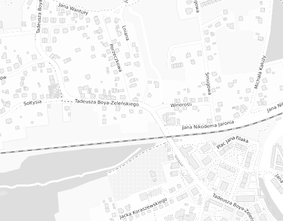 Mapa z adresem organizacji