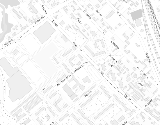 Mapa z adresem organizacji