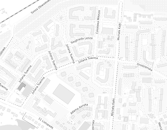 Mapa z adresem organizacji