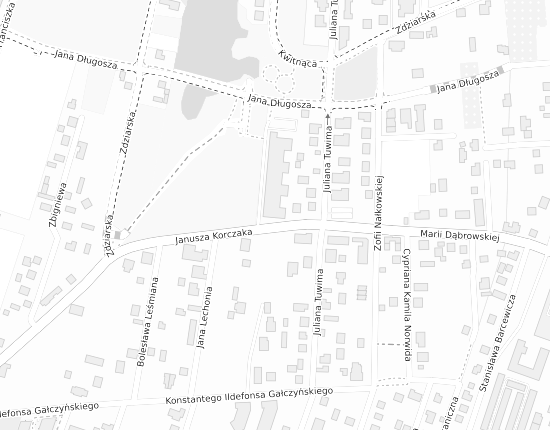 Mapa z adresem organizacji