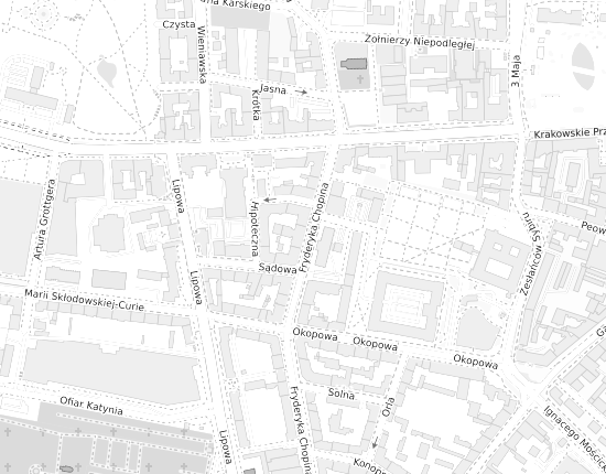 Mapa z adresem organizacji