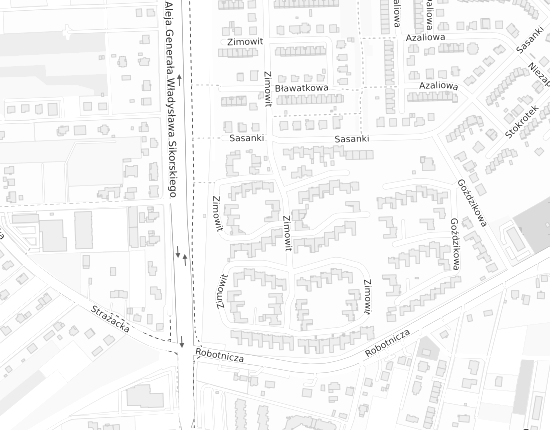 Mapa z adresem organizacji