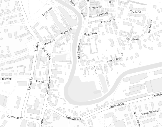 Mapa z adresem organizacji
