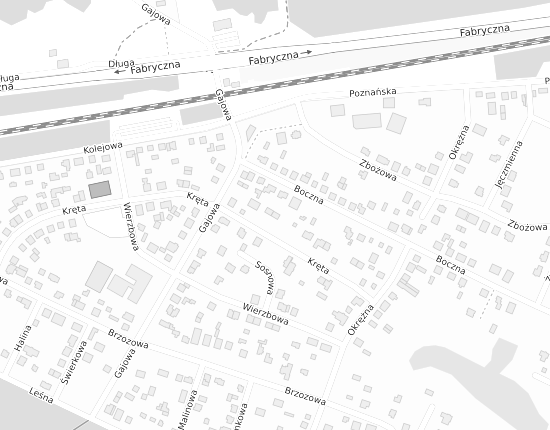 Mapa z adresem organizacji