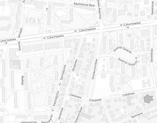 Mapa z adresem organizacji
