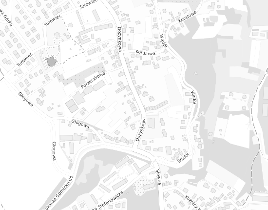 Mapa z adresem organizacji
