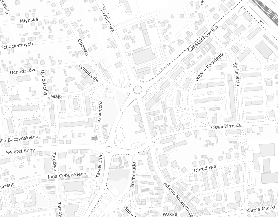 Mapa z adresem organizacji