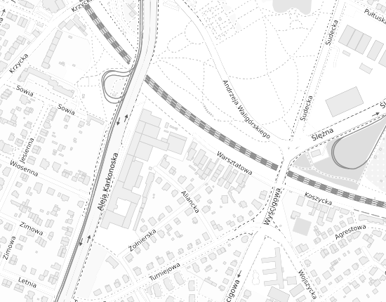 Mapa z adresem organizacji
