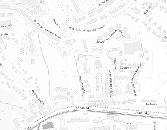 Mapa z adresem organizacji