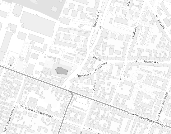 Mapa z adresem organizacji